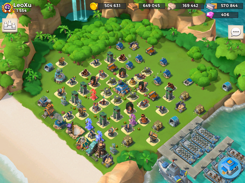 レイアウト 配置 Boom Beach ブームビーチ データまとめ