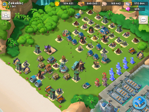 レイアウト 配置 Boom Beach ブームビーチ データまとめ